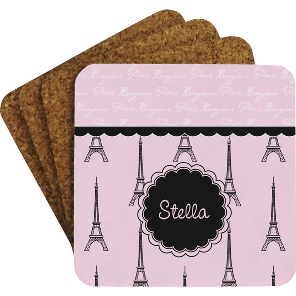 Paris & Eiffel Tower Coaster Set (Personalized)