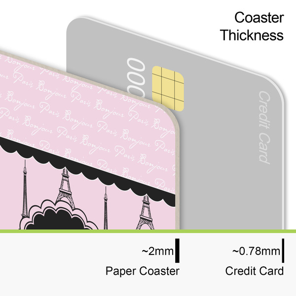 Paris & Eiffel Tower Coaster Thickness