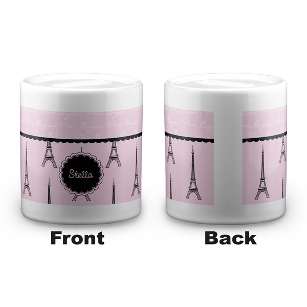 Paris & Eiffel Tower Coin Bank - Apvl