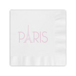 Paris & Eiffel Tower Coined Cocktail Napkins