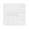 Paris & Eiffel Tower Coined Cocktail Napkins