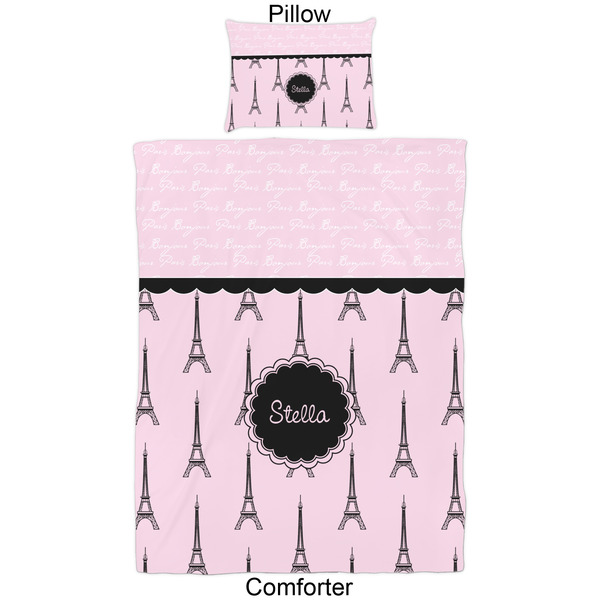 Paris & Eiffel Tower Comforter Set - Twin - Approval