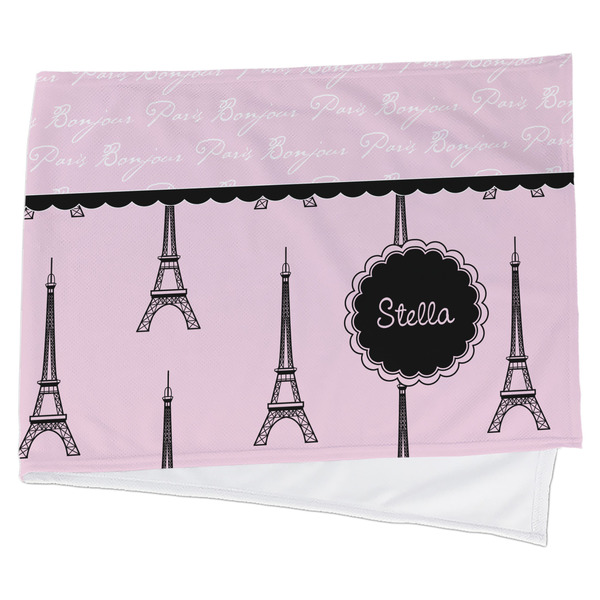 Custom Paris & Eiffel Tower Cooling Towel (Personalized)