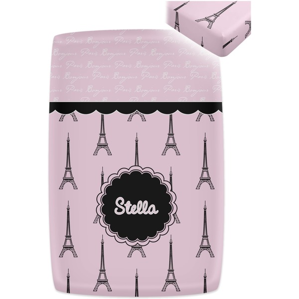 Paris & Eiffel Tower Crib Fitted Sheet - Apvl