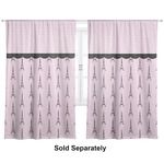 Paris & Eiffel Tower Curtain Panel - Custom Size