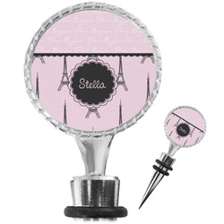Paris & Eiffel Tower Wine Bottle Stopper (Personalized)