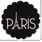 Paris & Eiffel Tower Custom Shape Iron On Patches - L - APPROVAL