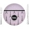 Paris & Eiffel Tower 10" Glass Lunch / Dinner Plates - Single or Set (Personalized)