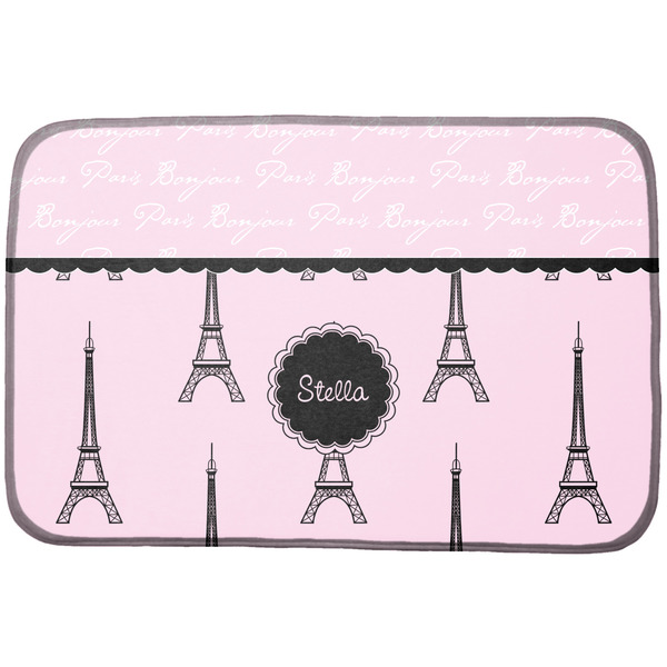 Custom Paris & Eiffel Tower Dish Drying Mat (Personalized)