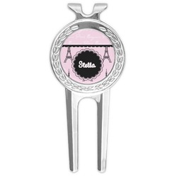 Paris & Eiffel Tower Golf Divot Tool & Ball Marker (Personalized)