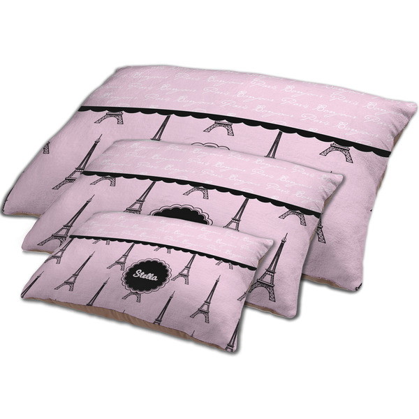 Paris & Eiffel Tower Dog Beds - MAIN (sm, med, lrg)