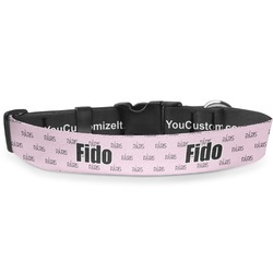 Paris & Eiffel Tower Deluxe Dog Collar (Personalized)