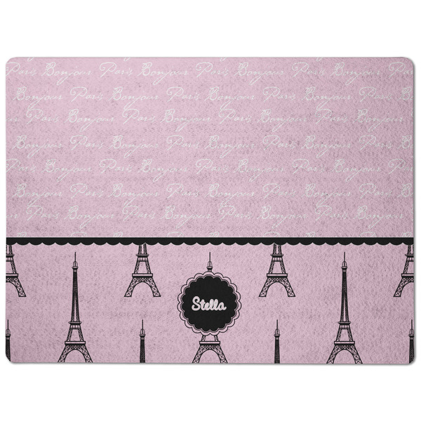 Paris & Eiffel Tower Dog Food Mat - Medium without bowls
