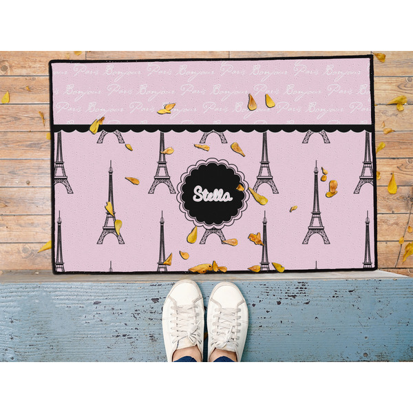 Paris & Eiffel Tower Door Mat - LIFESTYLE (Med)