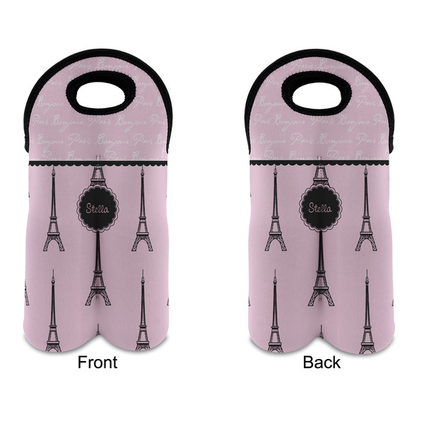 Paris & Eiffel Tower Double Wine Tote - APPROVAL (new)