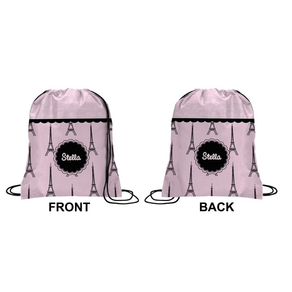 Paris & Eiffel Tower Drawstring Backpack