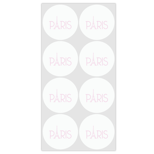 Paris & Eiffel Tower Drink Topper - Medium - Set of 12