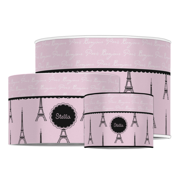 Paris & Eiffel Tower Drum Lampshades - MAIN
