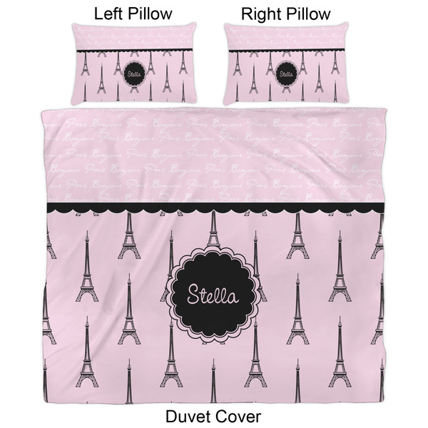 Paris & Eiffel Tower Duvet Cover Set - King - Approval