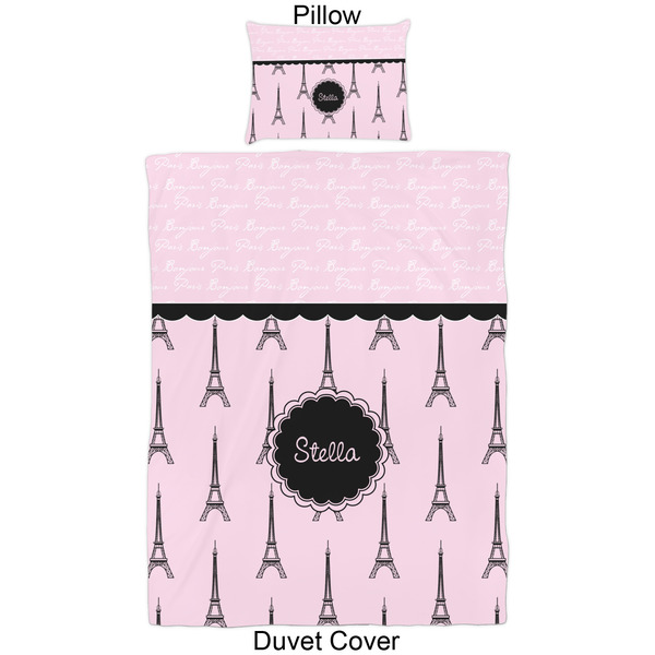 Paris & Eiffel Tower Duvet Cover Set - Twin - Approval