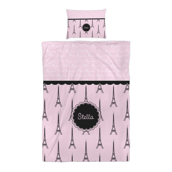 Paris & Eiffel Tower Duvet Cover Set - Twin XL - Alt Approval