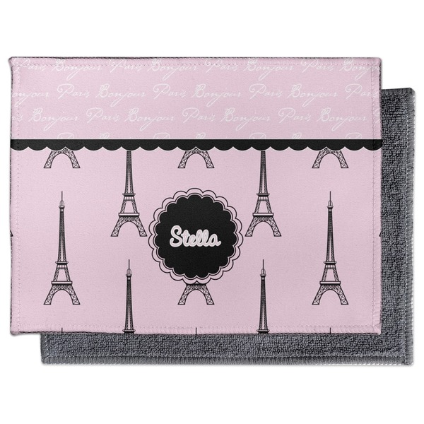Paris & Eiffel Tower Electronic Screen Wipe - Flat