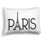 Paris & Eiffel Tower Pillow Case - Standard - Graphic