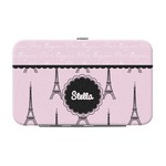 Paris & Eiffel Tower Genuine Leather Small Framed Wallet (Personalized)