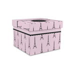 Paris & Eiffel Tower Gift Box with Lid - Canvas Wrapped - Small (Personalized)