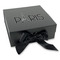 Paris & Eiffel Tower Gift Boxes with Magnetic Lid - Black - Front (angle)