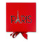Paris & Eiffel Tower Gift Boxes with Magnetic Lid - Red - Approval
