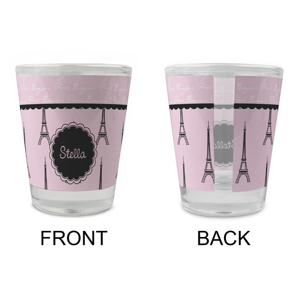 Paris & Eiffel Tower Glass Shot Glass - Standard - APPROVAL