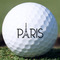 Paris & Eiffel Tower Golf Ball - Branded - Front