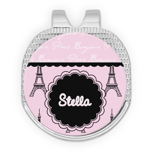 Paris & Eiffel Tower Golf Ball Hat Marker Hat Clip