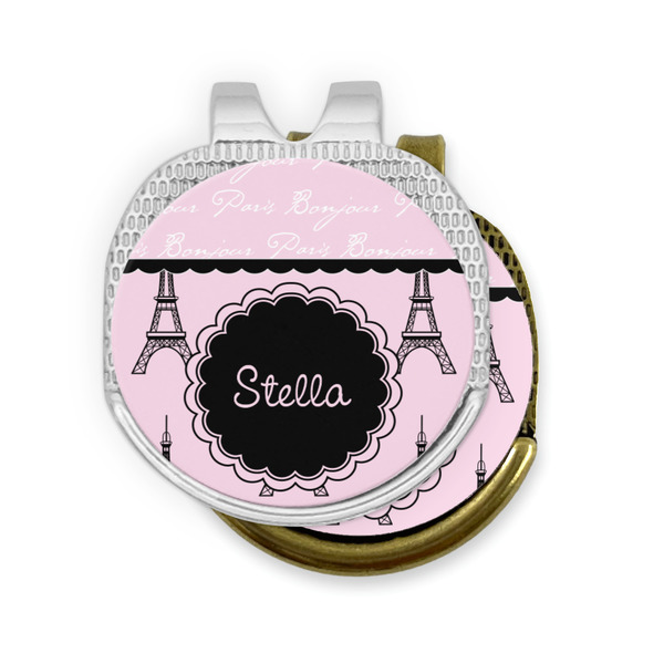Paris & Eiffel Tower Golf Ball Marker Hat Clip - PARENT/MAIN