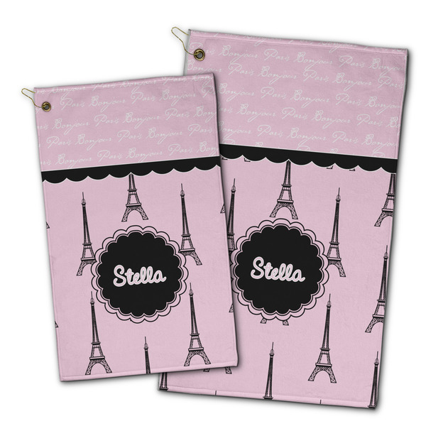 Paris & Eiffel Tower Golf Towel - PARENT (small and large)
