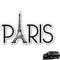 Paris & Eiffel Tower Graphic Car Decal