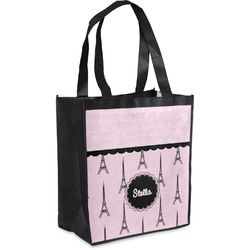 Paris & Eiffel Tower Grocery Bag (Personalized)