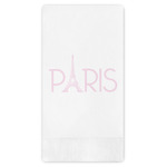 Paris & Eiffel Tower Guest Towels - Full Color (Personalized)