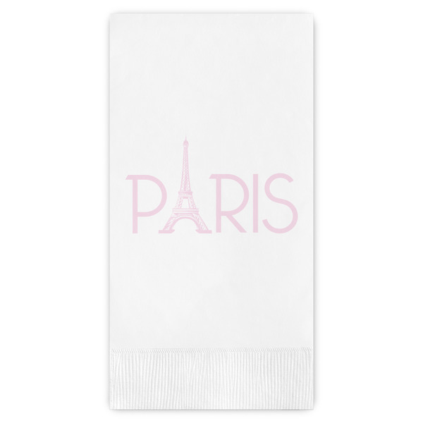 Custom Paris & Eiffel Tower Guest Paper Towels - Full Color