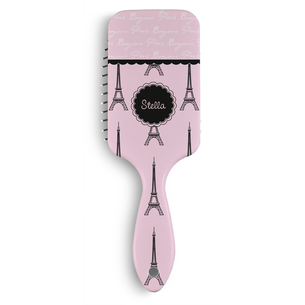 Custom Paris & Eiffel Tower Hair Brushes (Personalized)