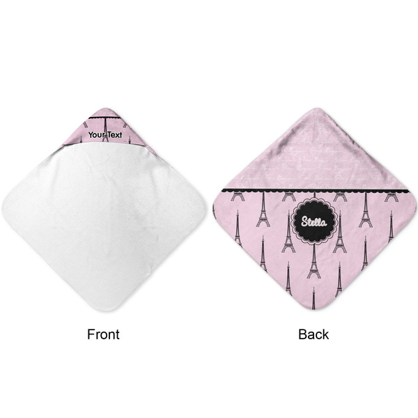 Paris & Eiffel Tower Hooded Baby Towel- Approval