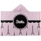 Paris & Eiffel Tower Kids Hooded Towel (Personalized)