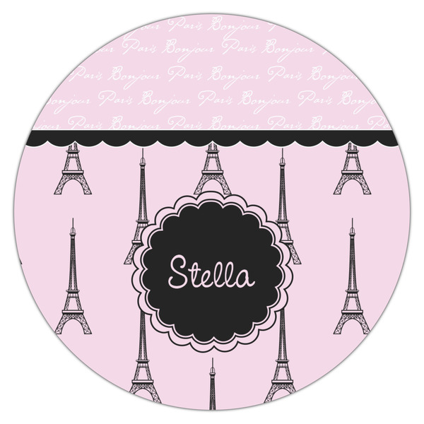Paris & Eiffel Tower Icing Circle - Large - Single