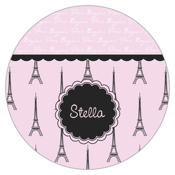 Paris & Eiffel Tower Icing Circle - Medium - Single