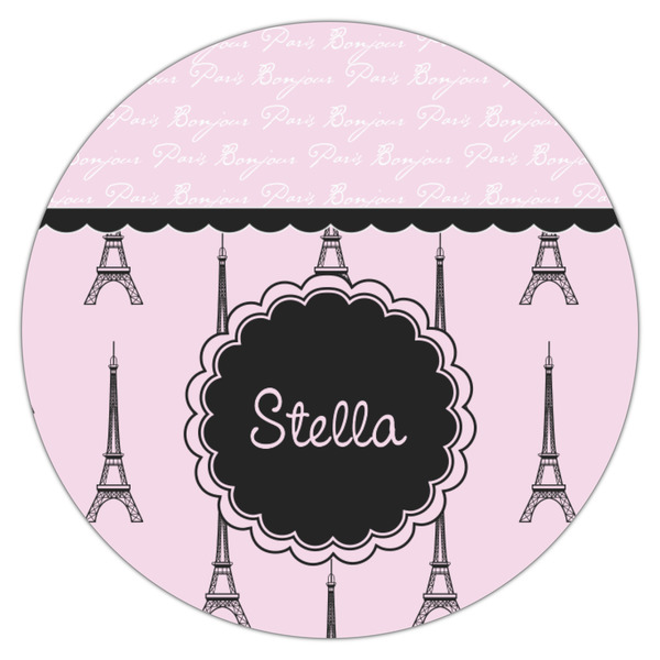 Paris & Eiffel Tower Icing Circle - Small - Single
