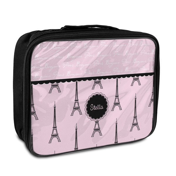 Custom Paris & Eiffel Tower Insulated Lunch Bag (Personalized)