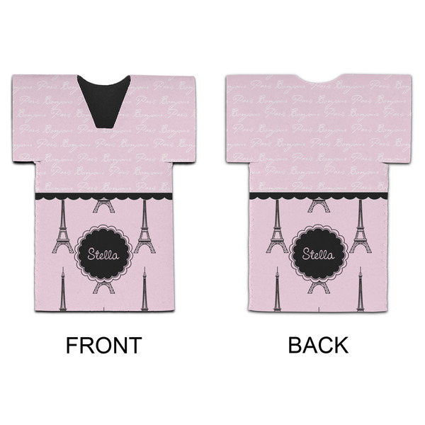 Paris & Eiffel Tower Jersey Bottle Cooler - APPROVAL