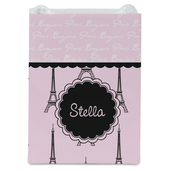 Paris & Eiffel Tower Jewelry Gift Bag - Matte - Front