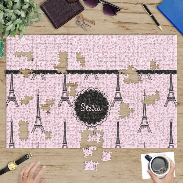 Paris & Eiffel Tower Jigsaw Puzzle 1014 Piece - In Context